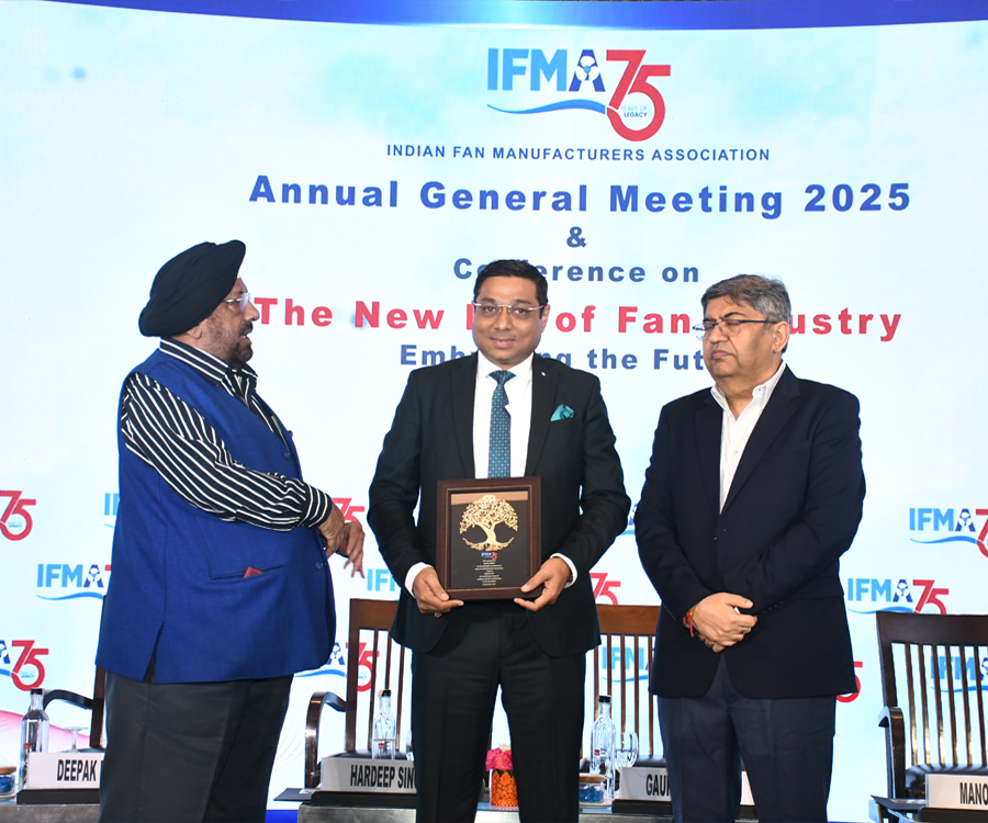 Mr. Rahul Singh of CII, the dynamic force behind IFMA gets recognised and appreciated