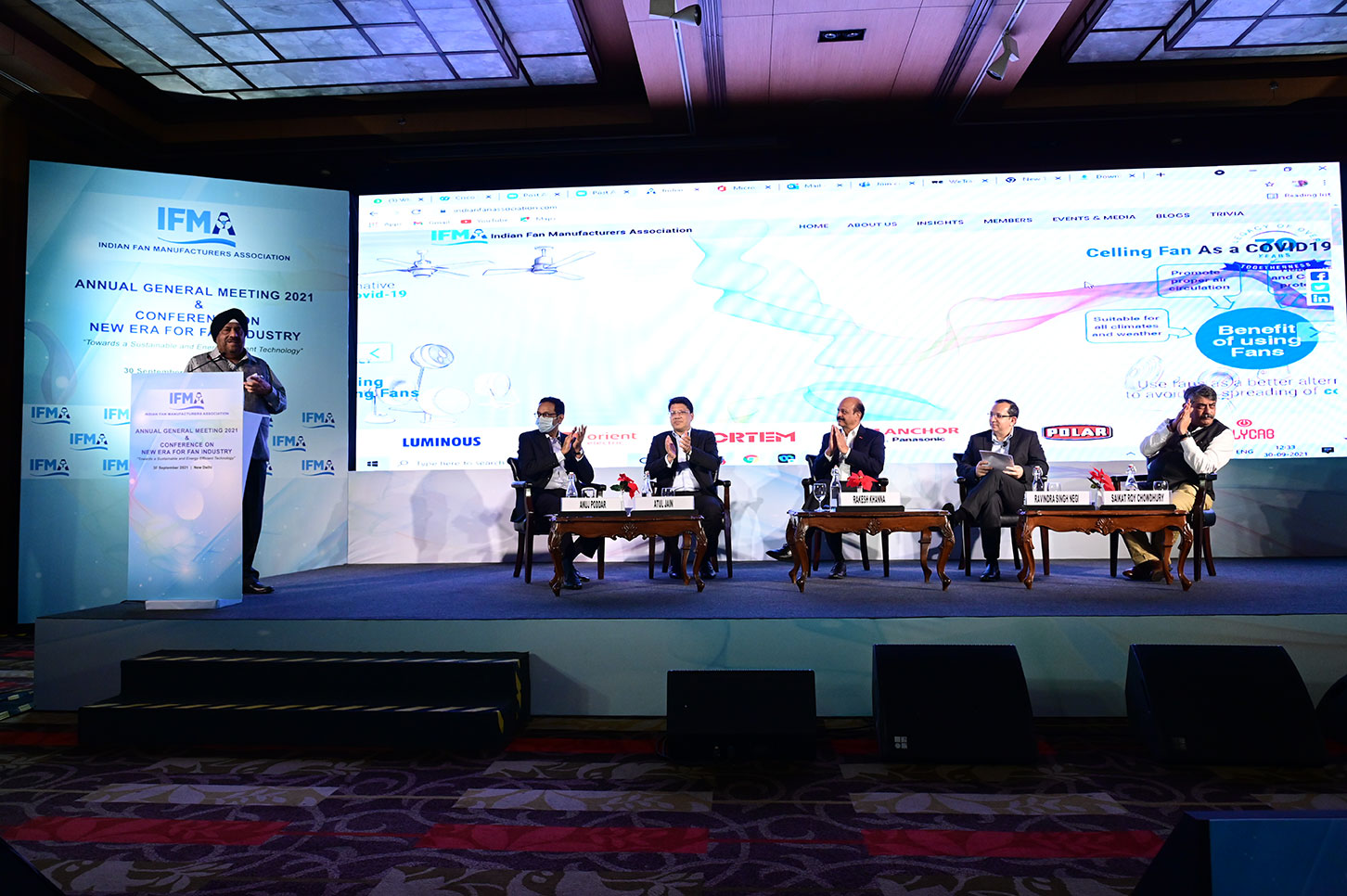 IFMA AGM 2021 held on 30 September 2021 at Le Meridien New Delhi